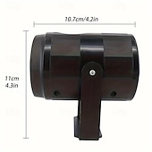 お買い得  スターギャラクシープロジェクターライト-1 個のクリスマス スノーフレーク投影ランプ USB 電源屋内および屋外のお祭りパーティーの雰囲気の装飾ランプ