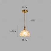 tanie Światła wiszące-oświetlenie sufitowe retro kwiat styl szklany wiszący klosz lampy biały szklany minimalistyczny kwiat sufit wiszący lampa oprawa