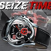 cheap Mechanical Watches-Jargar Top Brand Automatic Mechanical Men Army Triangle Calendar 24 hour Dial Real Leather Sport Wrist Watch