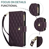 abordables Otras carcasas-teléfono Funda Para Píxel 9 Pro Pixel 9 Pro XL Pixel 8 Pro Pixel 8 Píxel 9 Pixel 7 Pixel 7 Pro Pixel 6 Pixel 6 Pro Funda Trasera con Soporte Cremallera con cordón Retro TPU Cuero de PU