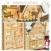 levne Adventní kalendář-1 sada Prázdninový Vánoční ozdoby / Vánoční adventní kalendář / Pro chlapce, Sváteční dekorace Oslava Zahrada Svatební dekorace 25*30*20 cm