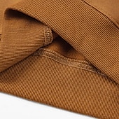economico Felpe di base-Per uomo Felpa a nido d&#039;ape Maglione Felpa con cerniera a un quarto Nero Verde militare Blu marino Cachi Grigio chiaro Colletto Mao mezza cerniera Color Block Tasche Color Block Ufficio Sportivo