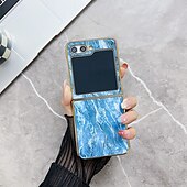 billige Samsung-etui-telefon Etui Til Samsung Galaxy Z Flip 5 Bakdeksel Støtsikker Kontor / Bedrift Herdet glass Belegg