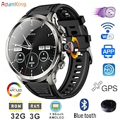baratos Smartwatch-696 H19 Relógio inteligente 1.95 polegada Relógio inteligente Bluetooth Podômetro Aviso de Chamada Monitor de Sono Compatível com Android iOS Masculino satélite Chamadas com Mão Livre Câmera IP 67