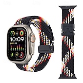 cheap Apple Watch Bands-Sport Band Compatible with Apple Watch band 38mm 40mm 41mm 42mm 44mm 45mm 49mm Braided Adjustable Fabric Strap Replacement Wristband for iwatch Ultra 2 Series 9 8 7 SE 6 5 4 3 2 1