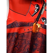 cheap Girls&#039; Costumes-Descendants The Rise of Red Kids Red Queen of Hearts Pants Outfits Cosplay Movie Cosplay for Girls&#039; Kid&#039;s Masquerade Party