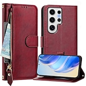 Недорогие Чехлы для Samsung-телефон Кейс для Назначение SSamsung Galaxy S24 S23 S22 S21 Ultra Plus А55 А35 А25 А15 5Г A54 A34 A14 A73 A53 A33 A23 A13 A72 A52 A42 A32 A22 A12 A02 S25 Ультра Кошелек для карт