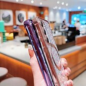 お買い得  サムスン用ケース-電話 ケース 用途 S24 S24 Ultra Plus S24 FE S23 S22 S21 S20 Ultra Plus FE S25ウルトラ バックカバー 磁石バックル ワイヤレス充電をサポート 耐衝撃 レトロ風 仕上げ