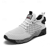 baratos Ténis para Homem-tênis esportivos respiráveis verde neon masculino – tênis de corrida de malha leve com sola acolchoada