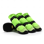 abordables Botas &amp; Protectores de Patas-Botas de nieve para perros, botas para perros al aire libre, zapatos de invierno para perros, protectores de patas antideslizantes, impermeables, deportivos y cálidos para la nieve y la lluvia para