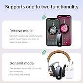 billiga Bluetooth-set för bilen/Hands-free-ny bluetooth 5.4 mottagande sändare bil aux två-i-ett flygplan tv dedikerad trådlös sändare en för två