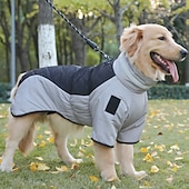 cheap Coats-Dog Coat Jacket Parka Jacket with Harness Reflective Warm Water-Resistant Outdoor Dog Clothing for Medium Large