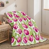 preiswerte Sofadecken &amp; Überwürfe-Blumendecke, weiche und gemütliche Überwurfdecke mit zartem Gänseblümchen-Design, perfekt, um Ihrem Schlafzimmer oder Wohnzimmer Komfort und Charme zu verleihen