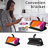 abordables Coques iPhone-téléphone Coque Pour iPhone 16 Pro Max Plus iPhone 15 Pro Max Plus iPhone 14 13 12 11 Pro Max Plus iPhone 14 Pro Max iPhone 13 12 11 Pro Max Couvercle rabattable Avec Support fermeture Éclair avec