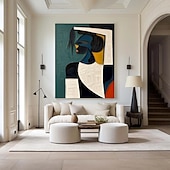 abordables Peintures portraits-peinture sur toile de portrait d&#039;amoureux faite à la main peinture à l&#039;huile nue de femmes africaines faite à la main art mural fait à la main idées de décoration moderne peinture nue pour votre