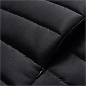 levne Pánská péřová vesta-Pánské Puffer Vesta Prošívaná vesta Denní Rande Dovolená Módní Na běžné nošení Podzim zima Kapsy Polyester Zahřívací Pohodlné Pevná barva Zip Stojáček Běžný Černá Rubínově červená Armádní zelen