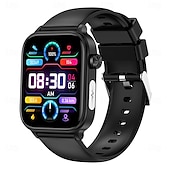 cheap Smartwatch-ET570 Smart Watch ECG Bluetooth Call AI Voice SOS Non-invasive Blood Glucose Health Monitor 1.96inch Sport Smartwatch