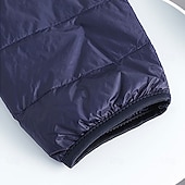 baratos jaquetas e casacos gráficos masculinos-Homens Gráfico Animal Cavalo Baixa Casaco puffer Prova-de-Água Á Prova-de-Chuva Impermeável Casual Diário Feriado Para Noite Imprimir Outono Inverno Com Capuz Manga Longa Azul Marinha