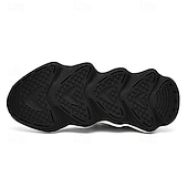 economico Sneakers da uomo-scarpe da ginnastica da uomo futuristiche con suola spessa in bianco e nero - scarpe sportive leggere e traspiranti per abbigliamento casual o da corsa