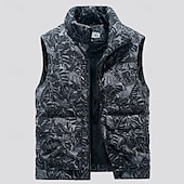 halpa Gilets-Miesten Kalastusliivi Päivittäin Vapaa-aika 봄 &amp; Syksy Tasku Polyesteri Mukava Yhtenäinen väri Vetoketju Stand-kaula-aukko Musta Khaki Tumman sininen Tumman harmaa Liivi