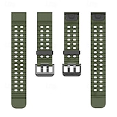 cheap Garmin Watch Bands-Watch Band for Garmin Fenix 8 47mm 51mm 7X 6 6X Pro Epix Pro Instinct 2X Approach S70 S62 S60 Forerunner 955 945 Epix Marq Descent Quatix 22mm 26mm Silicone Replacement  Strap Quick Fit Adjustable