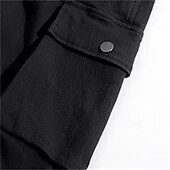 voordelige Broeken-Kinderen Jongens Broek Cargohosen Broek Lapwerk Zak Effen Kleur Ademend Zacht Comfort Broek Buiten Dagelijks Basic Zwart Khaki Middelhoge taille