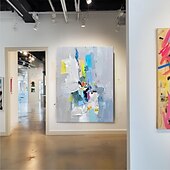 preiswerte Stillleben-Gemälde-abstrakte Malerei handgemachte moderne bunte Pattle Knife Ölgemälde handgemalte Wandkunst abstrakte Gemälde auf Leinwand Acryl Meer Ölgemälde Wandkunst Ozean Fine Art Ölgemälde für Schlafzimmer Kunst