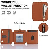 baratos Capa Samsung-telefone Capinha Para Z Flip 7 Z Virar 6 Z Flip 5 Z Flip 4 Z Flip 3 Capa traseira Com Suporte Zíper com cordão Retro TPU Couro PU