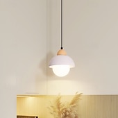 baratos Luzes pendentes-luminária pendente de terrazzo com base g9 luminária pendente estilo nórdico luz branca quente cor mooden sombra g9 110-240v