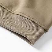 baratos Moletom com capuz de lã-Homens Full Zip Hoodie Moletom com zíper Fuzzy Sherpa Casaco de lã Moletom de lã Amarelo Verde Tropa Cáqui Cinzento Escuro Com Capuz Tecido Zip Up Zíper Bolsos Desportos e Ar livre Diário Final de