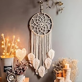 preiswerte Wand-Dekor-Traumfänger zum Aufhängen an der Wand, gewebter Traumfänger für die Wand, handgefertigt, Boho-Traumfänger, Quasten, Dekoration, Heimdekoration, Kunsthandwerk