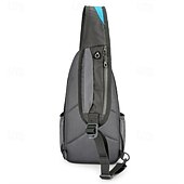 cheap Backpacks &amp; Bags-/ Hiking Sling Backpack Zipper Multi Pocket Rain Waterproof Anatomic Design Wearable Durable Outdoor Hiking Camping Military Nylon Black Army Green Blue