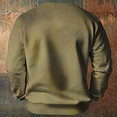 baratos Moletons 3D masculinos-Homens Urso camisolas Moletom Manga Longa Moletom Gola Redonda Moda Estilo bonito Diário impressao 3D Esportes Feriado Crewneck Inverno Primavera &amp; Outono