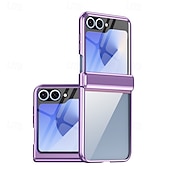 Недорогие Чехлы для Samsung-телефон Кейс для Назначение Z-флип 6 Z Flip 5 Кейс на заднюю панель и протектор экрана Защита от удара Ретро Покрытие ПК