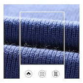 baratos suéter cardigã masculino-Homens camisolas de natal Colete de moletom Carregam Cropped De Malha Tricotar Tops regulares Bolsos Côr Sólida Decote V Elegante Vintage Casa Trabalho Roupa Primavera Outono Preto Azul M L XL