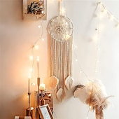 preiswerte Wand-Dekor-Traumfänger zum Aufhängen an der Wand, gewebter Traumfänger für die Wand, handgefertigt, Boho-Traumfänger, Quasten, Dekoration, Heimdekoration, Kunsthandwerk