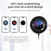 お買い得  カープレイアダプター-ottocast ワイヤレス CarPlay アダプター、ディスプレイとカスタマイズ可能な画面付き、有線からワイヤレス CarPlay ドングル、プラグ アンド プレイ、自動 CarPlay アダプター