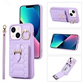 お買い得  iPhone用ケース-電話 ケース 用途 iPhone 16 Pro Max プラス iPhone 15 プロマックスプラス iPhone 14 13 12 11 Pro Max Plus iPhone 14 Pro Max iPhone 13 12 11 Pro Max ウォレットカードケース スタンド付き リストストラップ付き カード挿入口 レトロ風 TPU PUレザー