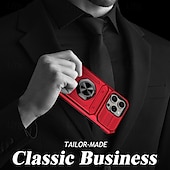 tanie Etui do iPhone&#039;ów-telefon Kılıf Na iPhone&#039;a 16 Pro Max Plusa iPhone&#039;a 15 Pro MaxPlus iPhone 14 Pro Max iPhone 14 Pro Max Plus iPhone&#039;a 13 Pro Max . Osłona tylna Uchwyt pierścieniowy Magnetyczne Gniazdo karty Retro TPU
