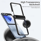 Недорогие Чехлы для Samsung-телефон Кейс для Назначение Z-флип 6 Z Flip 5 Кейс на заднюю панель и протектор экрана Защита от удара Ретро Покрытие ПК