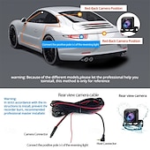 cheap Car DVR-Touch Screen Mirror 1080P Dash Camera Car DVR Mirror Front and Rear Dual Lens Camera Dashcam HD 1080P Rear View Mirror 1080P Dash Cam Video Camera