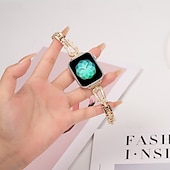 זול להקות Apple Watch-סולו לופ מותאם ל רצועת השעון של Apple Watch 38 מ&quot;מ 40 מ&quot;מ 41 מ&quot;מ 42 מ&quot;מ 44 מ&quot;מ 45 מ&quot;מ 49 מ&quot;מ נשים בלינג יהלום מתכוונן סגסוגת רצועת שעון חלופית ל iwatch Ultra 2 Series 9 8 7 SE 6 5 4 3 2 1