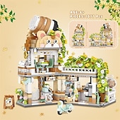 Недорогие Конструкторы-Конструкторы Архитектура 1077 pcs совместимый ABS + PC Legoing Творчество Декомпрессионные игрушки Взаимодействие родителей и детей для ребенка Игрушки Подарок