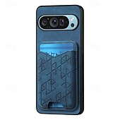 זול תיק טלפון אחר-טלפון מגן עבור Pixel 9 Pro Pixel 9 Pro XL Pixel 8 Pro Pixel 8 פיקסל 9 Pixel 7 Pixel 7 Pro Pixel 6 Pixel 6 Pro כיסוי אחורי עם מעמד חריץ לכרטיס עמיד בזעזועים רטרו TPU PC עור PU