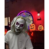 levne Masky-Zombie předvečer Všech svatých Maska Plná hlava Realistická maska Beetlejuice Strašidelný kostým Dospělé Unisex předvečer Všech svatých Karneval Výkon Párty Jednoduché Halloweenské kostýmy Oblékněte