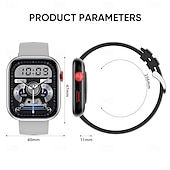 preiswerte Intelligente Armbänder-696 LC88 Smartwatch 2.01 Zoll Smart-Armband Bluetooth Schrittzähler Anruferinnerung Schlaf-Tracker Kompatibel mit Android iOS Herren Freisprechanlage IP 67 40mm Uhrengehäuse
