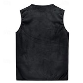 Недорогие Жилеты-Муж. Жилет для туризма и прогулок Зимнее пальто Флисовый жилет для туризма и прогулок Зима Осень на открытом воздухе Сохраняет тепло Флисовая подкладка Удобный Жилет Охота Рыбалка Восхождение