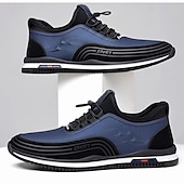 economico Sneakers da uomo-scarpe da ginnastica sportive blu da uomo - scarpe da corsa leggere con design a fiamma, comode scarpe sportive per palestra e attività all&#039;aperto