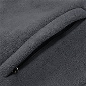 preiswerte Herrenjacken &amp; Herrenmäntel-Herren Winterjacke Freizeitjacke Täglich Urlaub warm Tasche Vlies Herbst Winter Glatt Modisch Strassenmode Ständer Standard Schwarz Hell Gray Armeegrün Dunkelblau Jacken