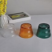 ieftine Lumini pandantive-Mini pandantiv din sticlă transparentă cu întrerupător lampă vintage rustică mică pandantiv lumina retro fermă pandantiv iluminat decorativ pandantiv pentru hol noptieră peste masă